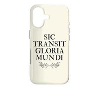 Sic Transit Gloria Mundi Latin Philosophie Coque pour iPhone 17
