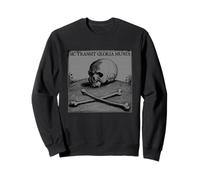 Sic Transit Gloria Mundi Tête de Mort Gothique Sweatshirt