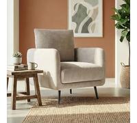 Sicaan Fauteuil Design Tissu Chenille Beige - Emma