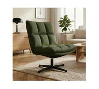 Sicaan fauteuil pivotant moderne tao velours côtelé kaki