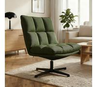 Sicaan Fauteuil pivotant Moderne TAO Velours côtelé Kaki