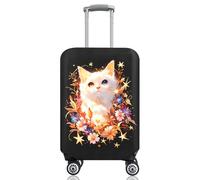 SICANAUO Housses de bagages, protection élastique, housse de valise personnalisée, housses de rangement anti-rayures pour bagages, protection de cas de voiture de voyage, Couleur, S(19-21 Zoll), Style