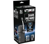 Sicce Shark Pro Nano 250 Filtre d'alimentation interne pour aquarium jusqu'à 50 litres | Barre de pulvérisation silencieuse pour aquarium Mini poissons tortues bassin bassin