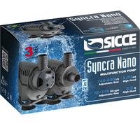 Sicce Syncra Nano Pompe 430l/H Tête de Distribution 0,7m Avec Wet & Dry Fonction