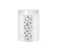 Sicheii Poids à tarte pour pâtisserie aveugle - Grains de cuisson réutilisables - Perles de cuisson de 10 mm - Pierres de cuisson rondes blanches pour tarte - 1 000 g