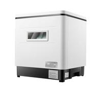 SICHENSH Lave-vaisselle en acier inoxydable 800 W, mini lave-vaisselle de table, lave-vaisselle portable, lave-vaisselle de table, autoportant, petit lave-vaisselle portable pour petites cuisines