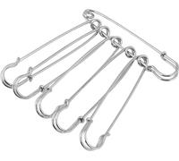 Sicherheitsnadeln Silber, 50 Stück, DIY Bastelnadeln für Schmuckherstellung, Nähen und Handwerk, Eisenmaterial, 75mm