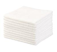 Sichler Beauty 10 serviettes démaquillantes en microfibres - Blanches