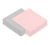 Sichler Beauty : 10 serviettes démaquillantes en microfibres - Roses et grises G