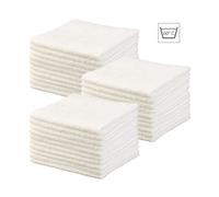 Sichler Beauty 30 serviettes démaquillantes en microfibres - Blanches