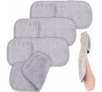 Sichler Beauty : 4 gants de toilette en microfibres Gris G