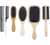 Sichler Beauty : Ensemble complet de peignes & brosses à cheveux - 6 pièces G