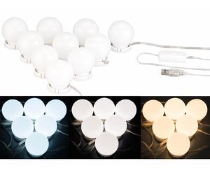 Sichler Beauty Lampes pour miroir "Hollywood" à intensité variable