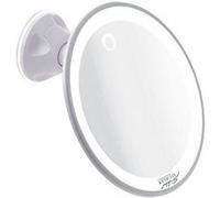 Miroir cosmétique à éclairage LED et grossissement 5x - À ventouse [Sichler Beauty]