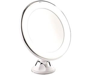 Sichler Beauty Miroir grossissant Lumineux LED - avec Ventouse