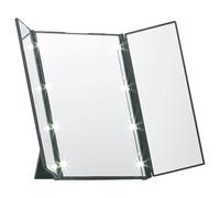 Miroir triptyque lumineux avec support [Sichler Beauty]