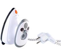 Sichler Haushaltsgeräte NC-5709-919 fer à repasser Fer à repasser à sec ou à vapeur Semelle anti-adhérente 420 W Blanc