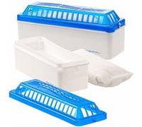 Sichler Haushaltsgeräte Absorbeurs d'humidité à granulés pour 35 m² – 1,1 L – Lot de 2