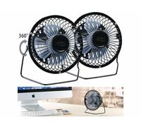 2 mini ventilateurs de table sans fil avec batterie - Sichler Haushaltsgeräte G