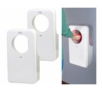 Sichler Haushaltsgeräte : 2 sèche-mains professionnels 1450 W à éclairage LED G