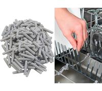 Sichler Haushaltsgeräte Capuchons pour panier de lave-vaisselle 200 pièces Gris