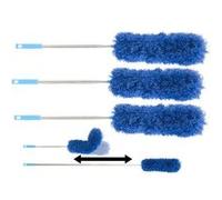 Sichler Haushaltsgeräte : 3 plumeaux malléables en microfibre avec manche télescopique XXL 280 cm