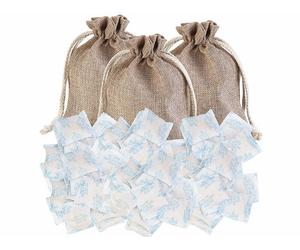 Sichler Haushaltsgeräte 3 sacs d'absorbeurs d'humidité réutilisables avec 25 capsules de gel de silice