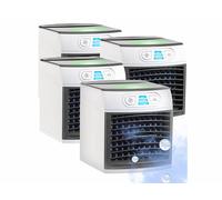 Sichler Haushaltsgeräte 4 rafraîchisseurs d'air et humidificateurs avec lumière d'ambiance LW-110