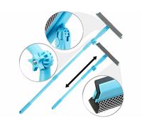 Lave-vitre articulé télescopique avec éponge et raclette [Sichler Haushaltsgeräte]