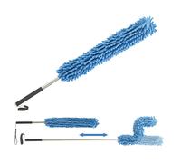 Sichler Haushaltsgeräte Plumeau malléable en microfibre avec manche télescopique 135 cm