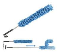 Sichler Haushaltsgeräte Plumeau malléable en microfibre avec manche télescopique 135 cm