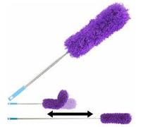 Sichler Haushaltsgeräte Plumeau malléable en microfibre avec manche télescopique XXL 280 cm