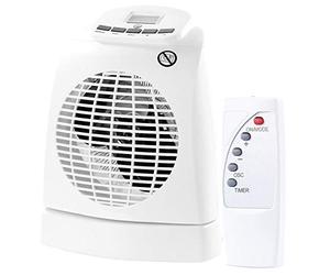 Sichler Haushaltsgeräte Radiateur soufflant 1000/2000 W avec télécommande