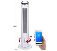 Sichler Haushaltsgeräte Rafraîchisseur d'air colonne connecté VT-560.app