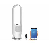 Sichler Haushaltsgeräte Ventilateur connecté sans pale VT-400.app avec purificateur d’air