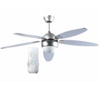 Sichler Haushaltsgeräte Ventilateur de plafond avec plafonnier "VT-997" - Ø 132 cm - Avec télécommande