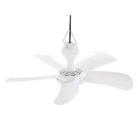 Sichler Haushaltsgeräte Ventilateur de plafond mobile à suspendre VT-414.D - 41 cm / 9 W