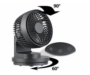 Sichler Haushaltsgeräte Ventilateur de table USB 5 W à 3 niveaux de vitesse et oscillation VT-120.T