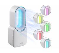 Sichler Haushaltsgeräte Ventilateur nomade sans rotor avec LED RVB
