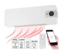 Sichler WLAN Céramique Aérotherme, Led-Display, 2.000 W, App ,Google &