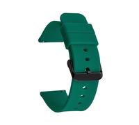SiChouwz 12mm 14mm 16mm 18mm 19mm 20mm 21mm 22mm 24mm Bracelet De Montre De Remplacement En Silicone Bracelet En Caoutchouc Bracelet De Montre De Sport(Dark Green black BK,14mm)