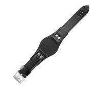 SiChouwz Bracelet De Montre En Cuir Vachette Véritable Compatible Avec Les Montres Fossil Séries CH2564, CH2565 Et CH2891. Respirant 22 Mm(Silver white)