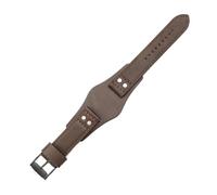 SiChouwz Bracelet De Montre En Cuir Vachette Véritable Compatible Avec Les Montres Fossil Séries CH2564, CH2565 Et CH2891. Respirant 22 Mm(BLACK WHITE)