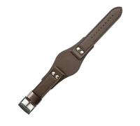 SiChouwz Bracelet De Montre En Cuir Vachette Véritable Compatible Avec Les Montres Fossil Séries CH2564, CH2565 Et CH2891. Respirant 22 Mm(Black Gray)