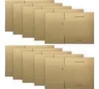 Sicignano | Boîte en carton américaine, cm 23x23x17h, Vague simple, durable, avec Symboles - Expédition, Emballage, Déménagement, Entrepôt, Emballage - Disponible en paquets (10)