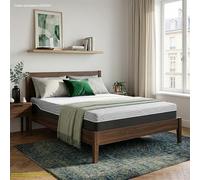 Sicignano CAREZZA Matelas en mousse à mémoire de forme ViscoPur 5 cm avec AirFoam Soft, revêtement Tencel déhoussable, dispositif médical, 21 cm (90 x 190 x 21 cm, simple)