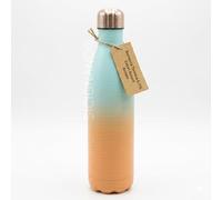 Sicignano Casalinghi Bouteille isotherme en acier inoxydable, 1 litre, 33 x 9 cm, couleurs assorties, double paroi (3, 0,75 l)