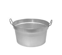 Sicignano | Chaudière Ø 32 x 18h cm en aluminium 99,5% capacité 7L - Poignées en aluminium, épaisseur 1-2 mm - Fabriqué en Italie, pour soupes, sauces et usage professionnel
