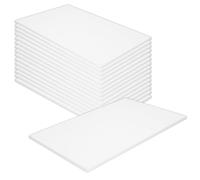 Sicignano - Lot de 25 plaques en polystyrène expansé 100 x 50 x 1 cm - Isolants légers et polyvalents, faciles à couper - Idéal pour l'emballage, le bricolage, le modélisme et l'isolation thermique