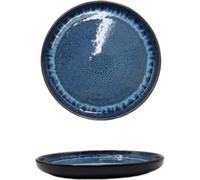 Sicignano Lot de 6 assiettes à dessert Ø 20 cm | Céramique réactive | Bleu